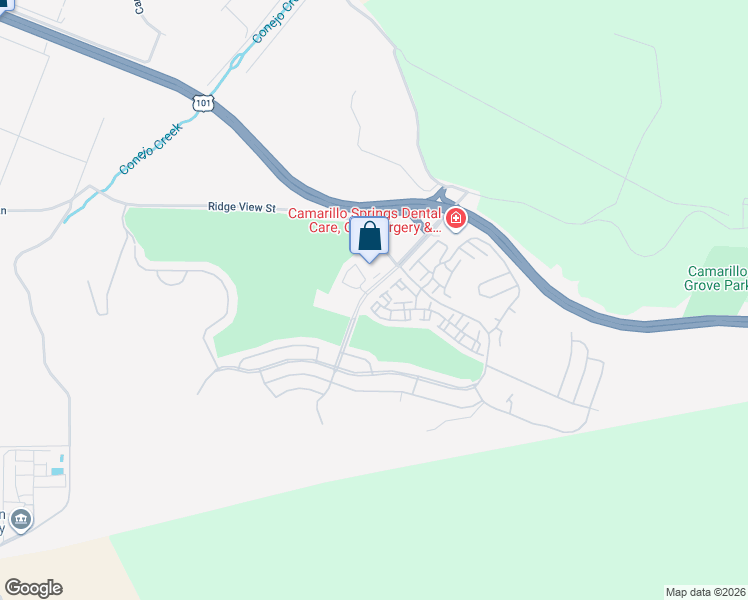 map of restaurants, bars, coffee shops, grocery stores, and more near 5964 Paseo Encantada in Camarillo