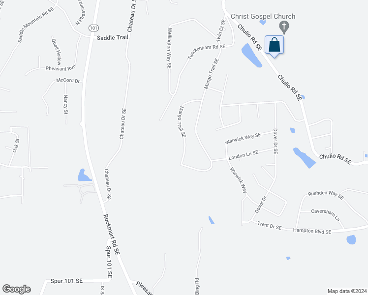 map of restaurants, bars, coffee shops, grocery stores, and more near 231 Margo Trail Southeast in Rome