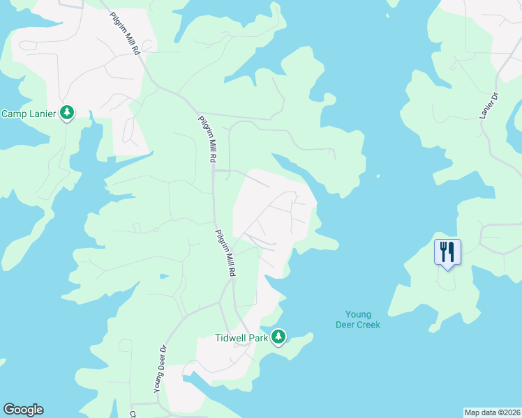 map of restaurants, bars, coffee shops, grocery stores, and more near 4665 Fowler Trail in Cumming