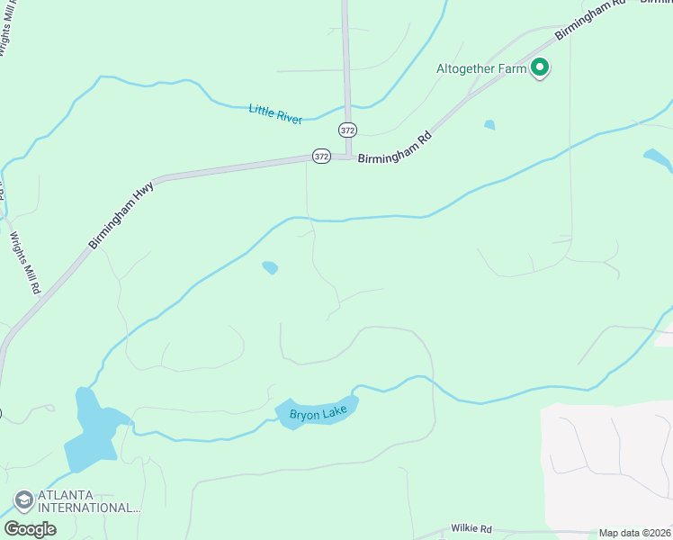 map of restaurants, bars, coffee shops, grocery stores, and more near 47 Pruitt Road in Alpharetta