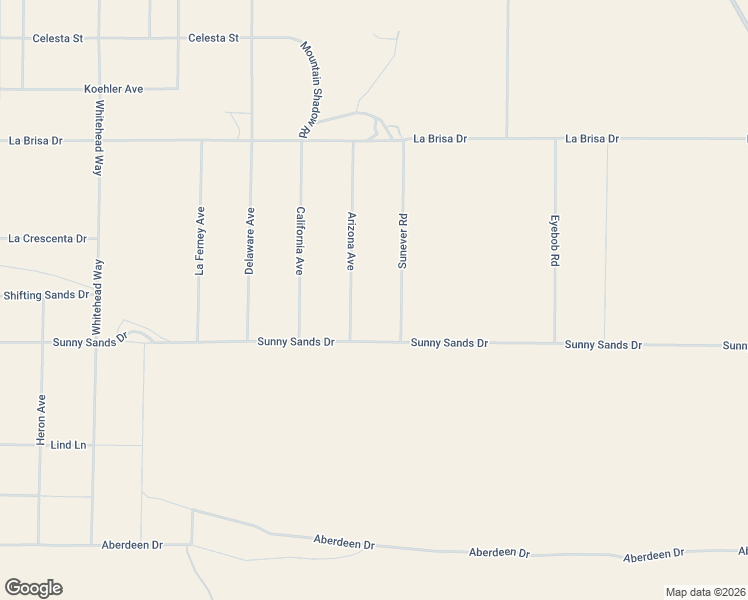 map of restaurants, bars, coffee shops, grocery stores, and more near Sunever Road in Joshua Tree
