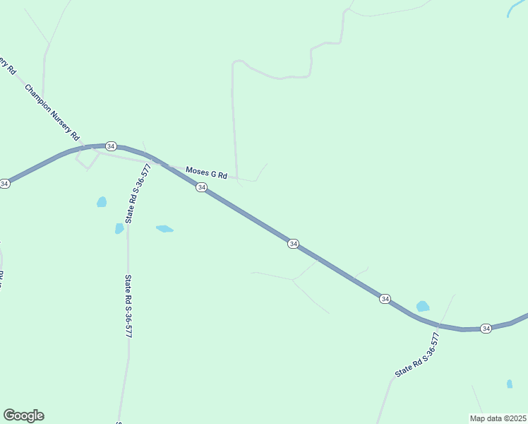 map of restaurants, bars, coffee shops, grocery stores, and more near C South Carolina 34 in Silverstreet