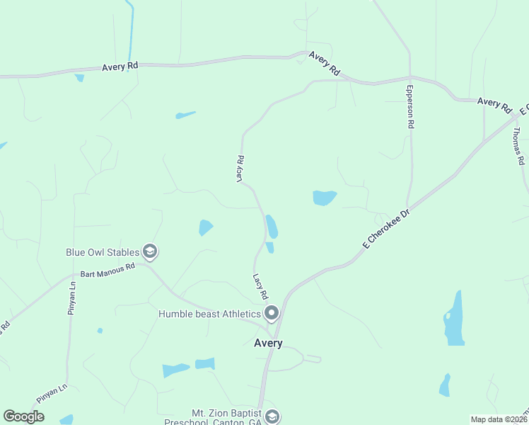 map of restaurants, bars, coffee shops, grocery stores, and more near 425 Lacy Road in Canton