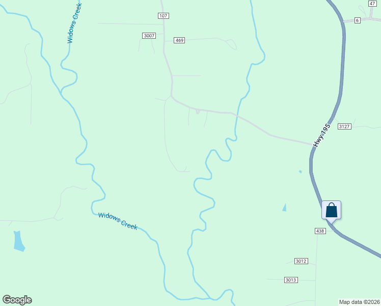 map of restaurants, bars, coffee shops, grocery stores, and more near 643 County Road 107 in Double Springs