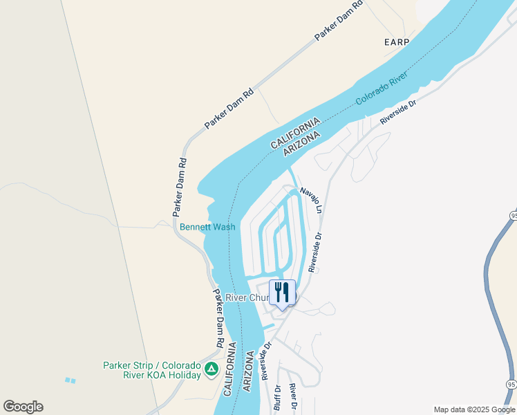 map of restaurants, bars, coffee shops, grocery stores, and more near 8650 Moovalya Drive in Parker