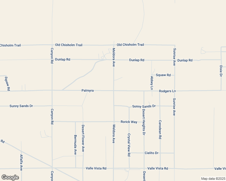 map of restaurants, bars, coffee shops, grocery stores, and more near 71440 Palmyra in Twentynine Palms