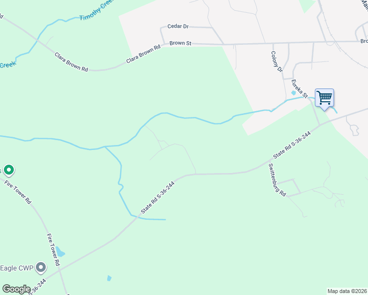 map of restaurants, bars, coffee shops, grocery stores, and more near 156 Federal Lane in Prosperity