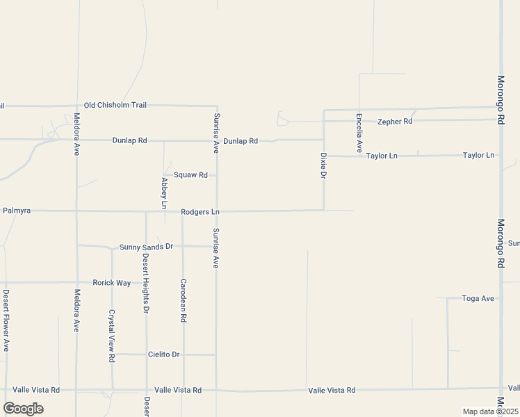 map of restaurants, bars, coffee shops, grocery stores, and more near 71440 Palmyra in Twentynine Palms