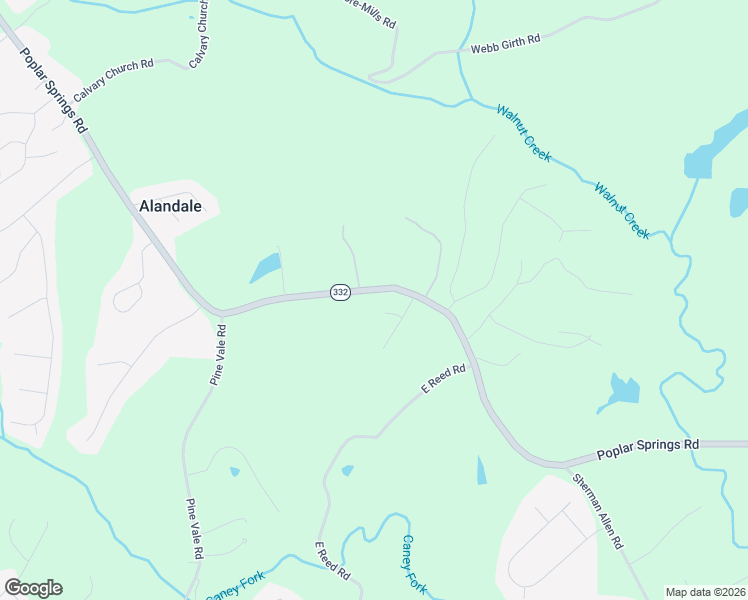 map of restaurants, bars, coffee shops, grocery stores, and more near 4250 Poplar Springs Road in Gainesville