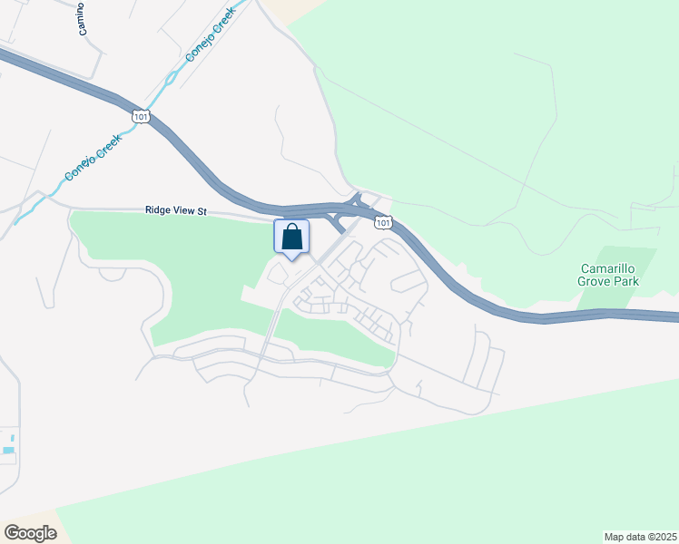 map of restaurants, bars, coffee shops, grocery stores, and more near 862 Corte Safiro in Camarillo