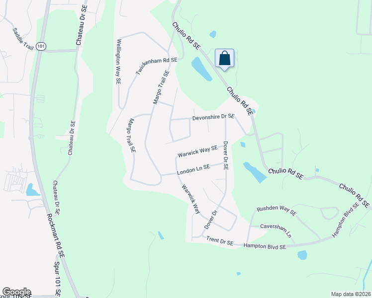 map of restaurants, bars, coffee shops, grocery stores, and more near 46 Warwick Way Southeast in Rome
