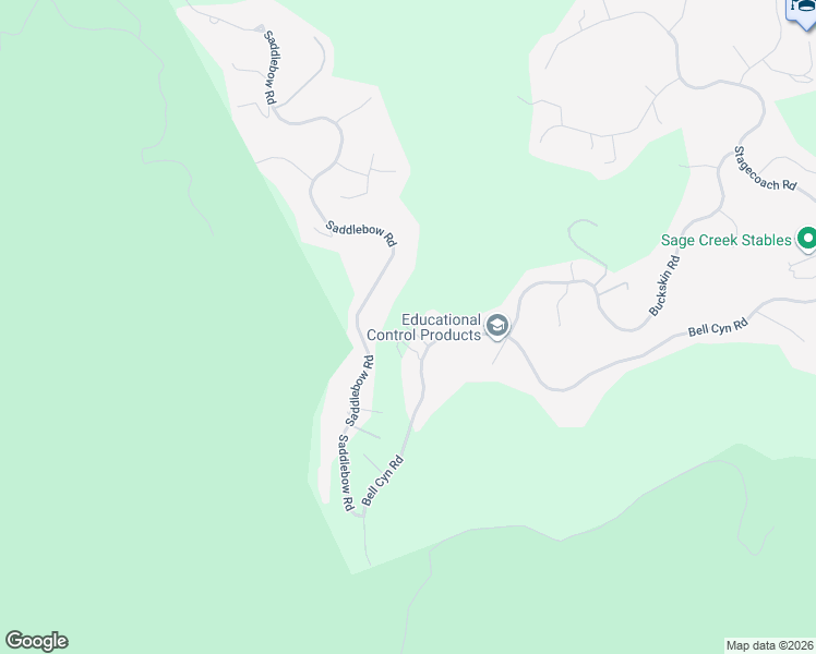 map of restaurants, bars, coffee shops, grocery stores, and more near 347 Bell Canyon Fire Road in Ventura County