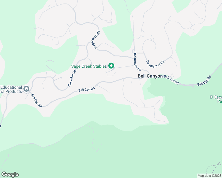 map of restaurants, bars, coffee shops, grocery stores, and more near 22 Round Up Road in Bell Canyon