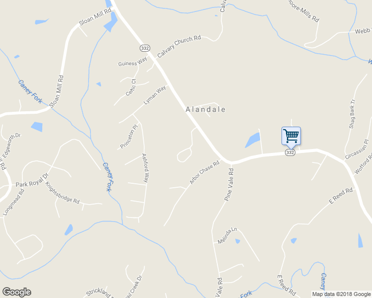 map of restaurants, bars, coffee shops, grocery stores, and more near 4098 Crabapple Drive in Gainesville