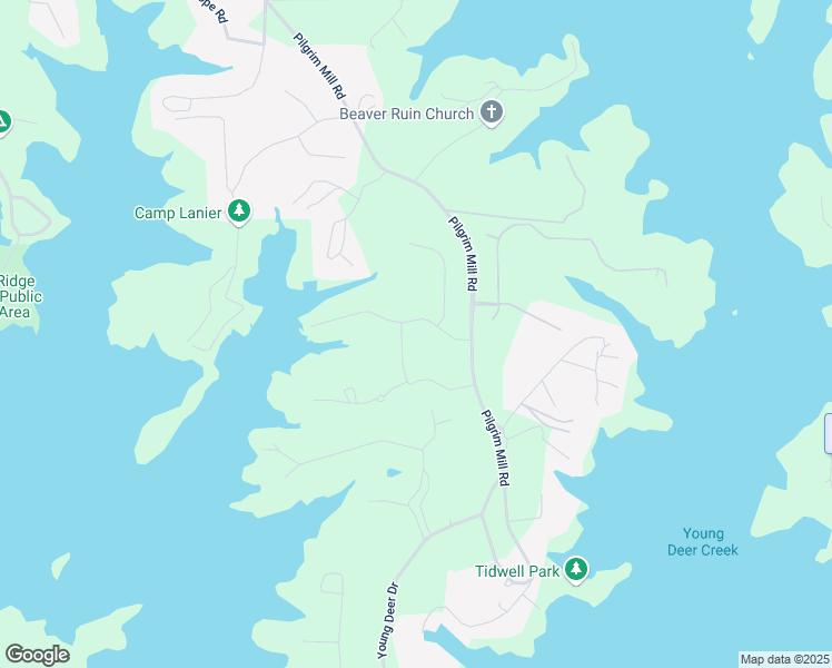 map of restaurants, bars, coffee shops, grocery stores, and more near 4525 Aiden Way in Cumming