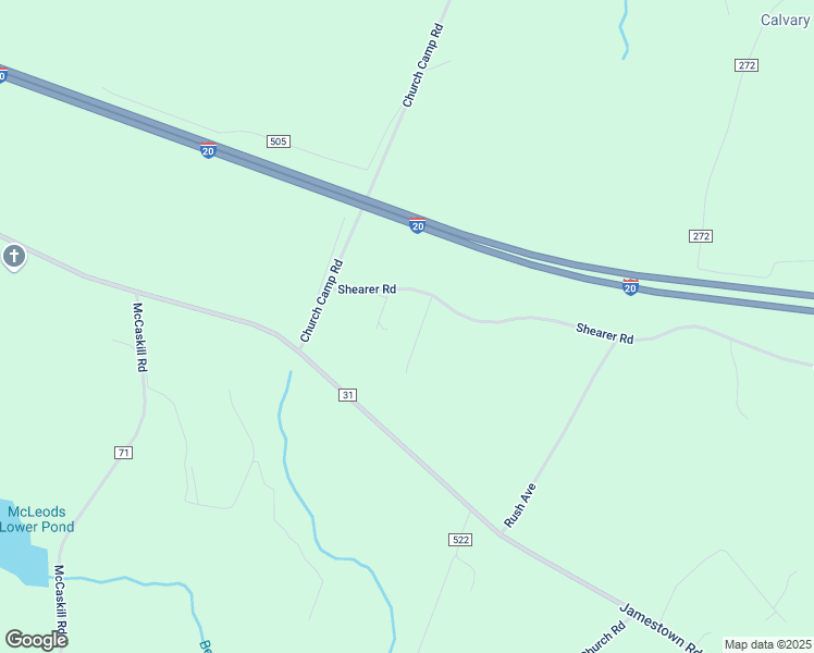 map of restaurants, bars, coffee shops, grocery stores, and more near 35 Broom Straw Lane in Bishopville