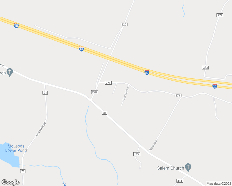 map of restaurants, bars, coffee shops, grocery stores, and more near 35 Broom Straw Lane in Bishopville