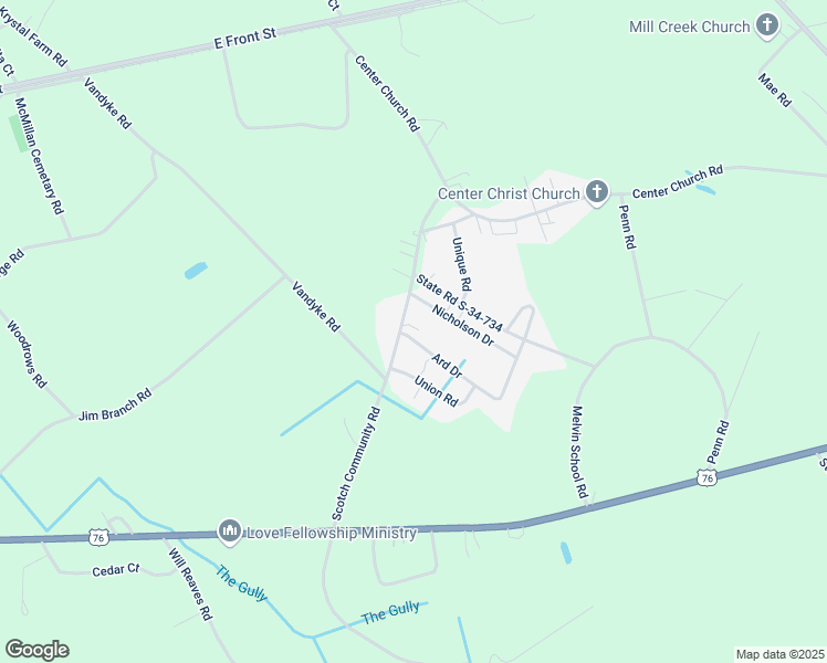 map of restaurants, bars, coffee shops, grocery stores, and more near 402 Scotch Community Road in Mullins
