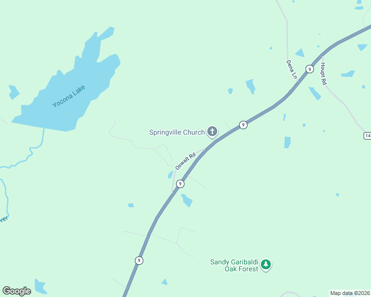 map of restaurants, bars, coffee shops, grocery stores, and more near 82 Oswalt Road in Pontotoc