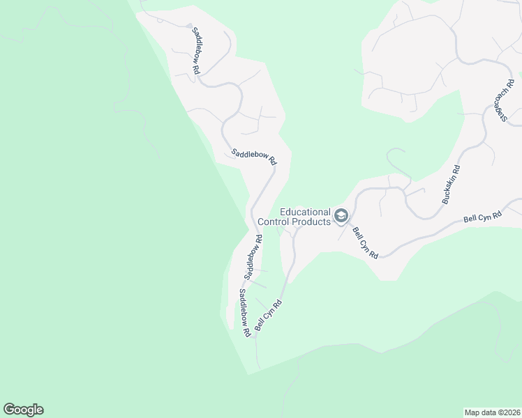 map of restaurants, bars, coffee shops, grocery stores, and more near 53 Saddlebow Road in Bell Canyon