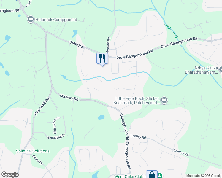 map of restaurants, bars, coffee shops, grocery stores, and more near 7910 Brands Hatch Boulevard in Cumming