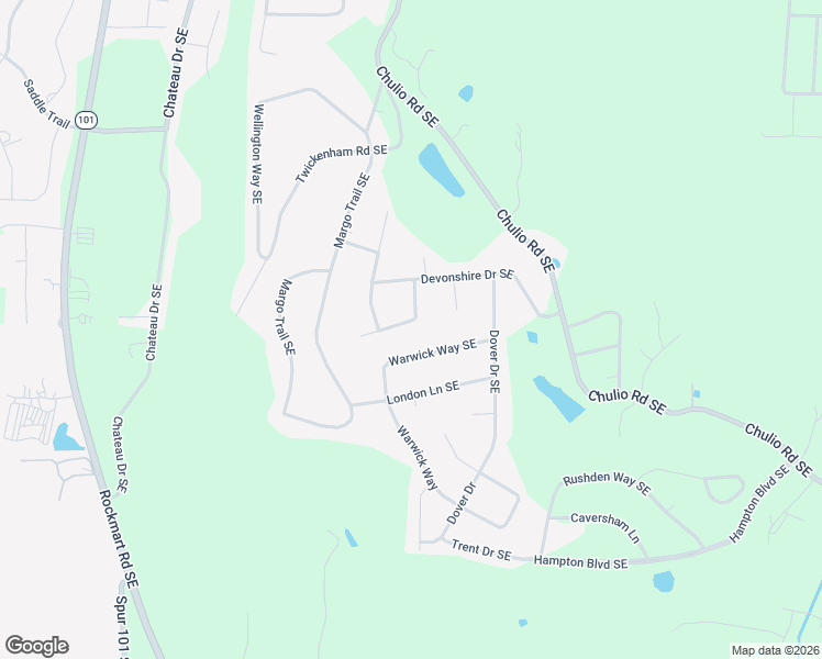 map of restaurants, bars, coffee shops, grocery stores, and more near 46 Warwick Way Southeast in Rome