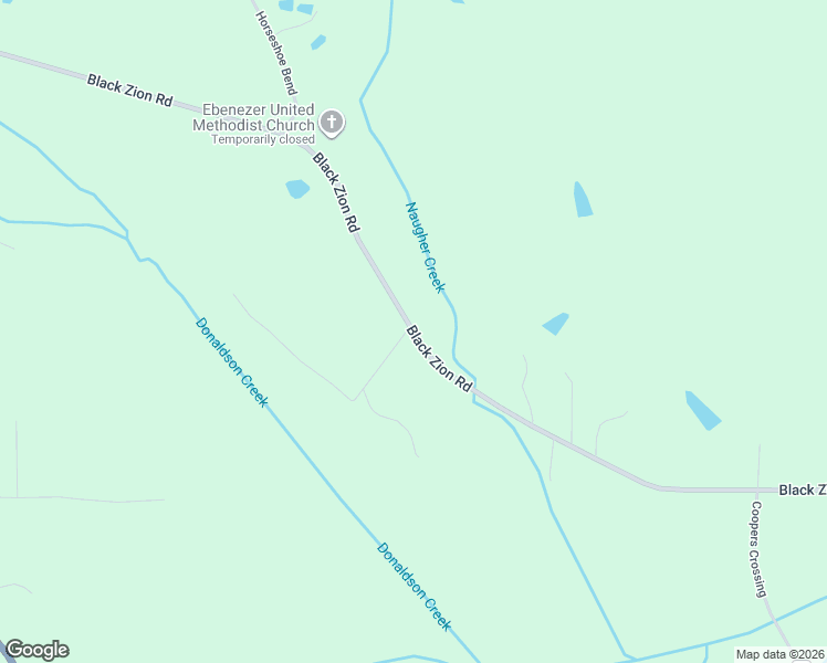 map of restaurants, bars, coffee shops, grocery stores, and more near 1891 Black Zion Road in Pontotoc