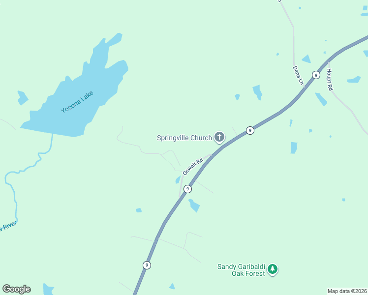 map of restaurants, bars, coffee shops, grocery stores, and more near 82 Oswalt Road in Pontotoc