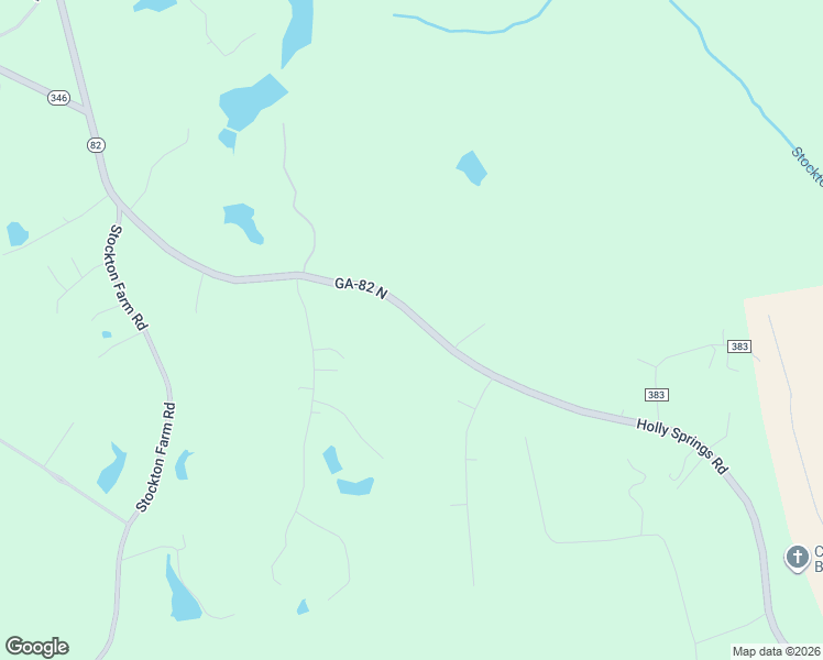 map of restaurants, bars, coffee shops, grocery stores, and more near 4301 Holly Springs Road in Pendergrass