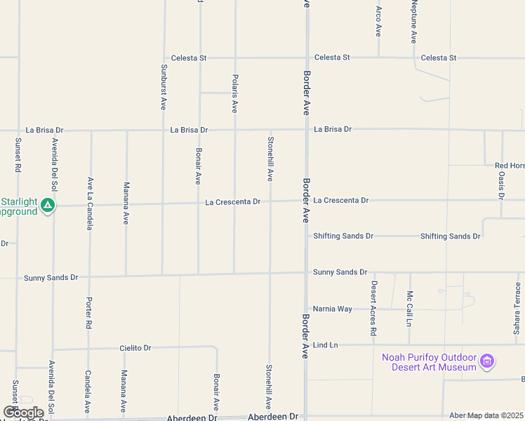 map of restaurants, bars, coffee shops, grocery stores, and more near 2724 Stonehill Avenue in Joshua Tree