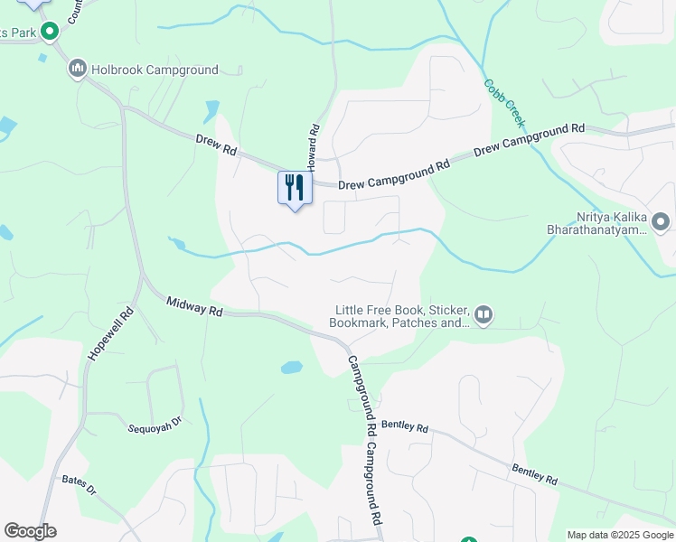 map of restaurants, bars, coffee shops, grocery stores, and more near 7880 Brands Hatch Boulevard in Cumming