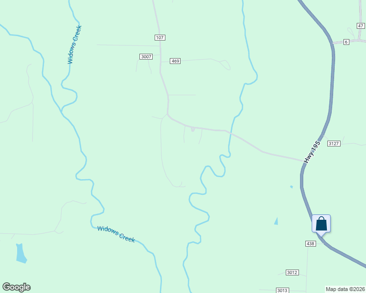 map of restaurants, bars, coffee shops, grocery stores, and more near 643 County Road 107 in Double Springs