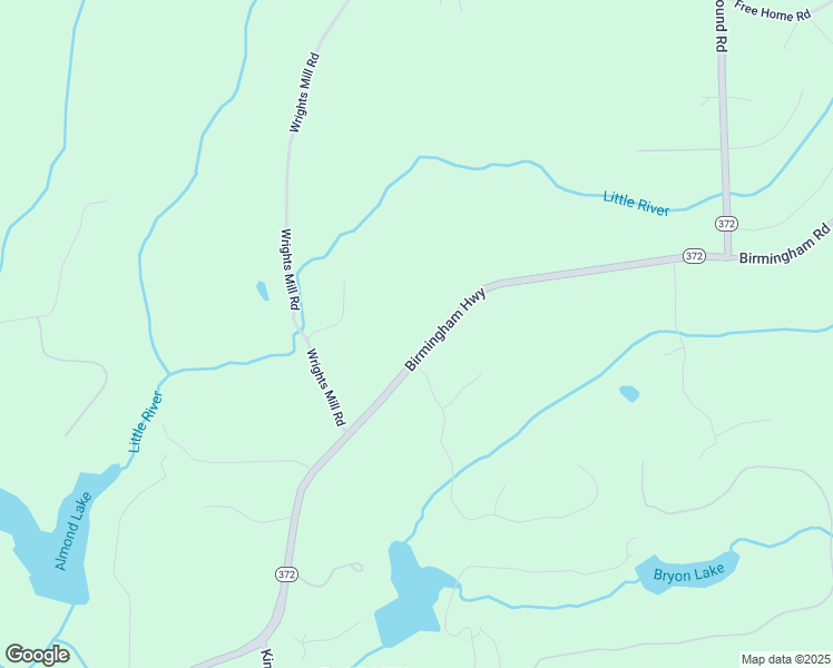 map of restaurants, bars, coffee shops, grocery stores, and more near 18390 Birmingham Highway in Alpharetta