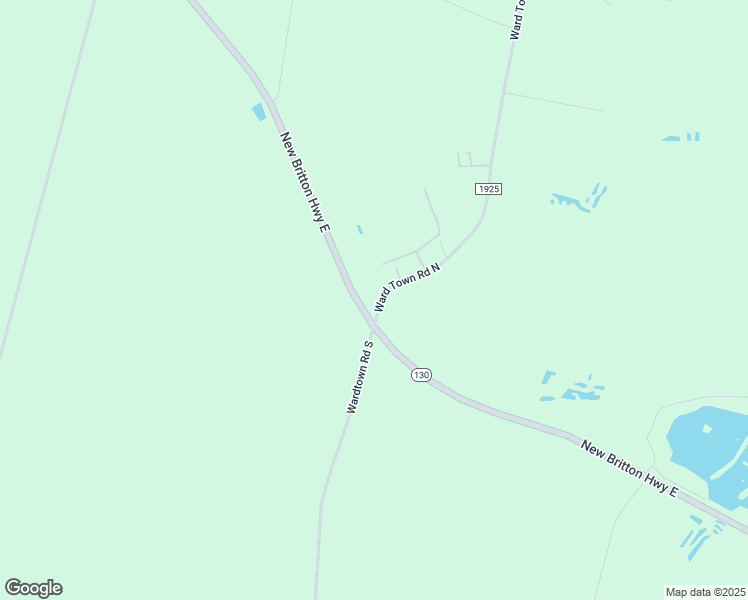 map of restaurants, bars, coffee shops, grocery stores, and more near 8819 New Britton Highway East in Whiteville