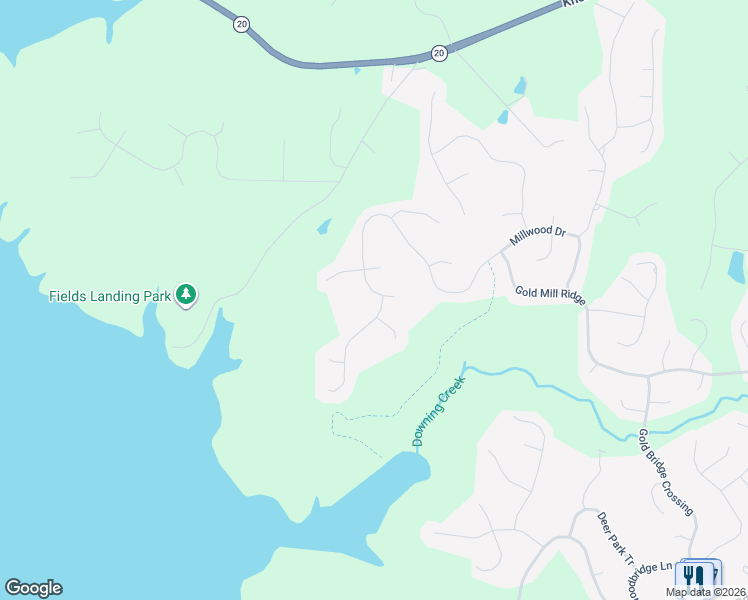 map of restaurants, bars, coffee shops, grocery stores, and more near 5205 Millwood Drive in Canton