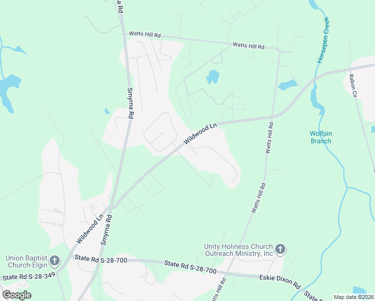 map of restaurants, bars, coffee shops, grocery stores, and more near 989 Wildwood Lane in Elgin