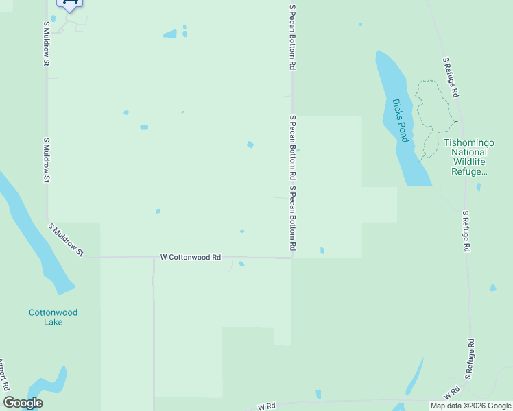 map of restaurants, bars, coffee shops, grocery stores, and more near 11725 South Pecan Bottom Road in Tishomingo