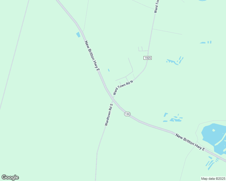 map of restaurants, bars, coffee shops, grocery stores, and more near 8819 New Britton Highway East in Whiteville