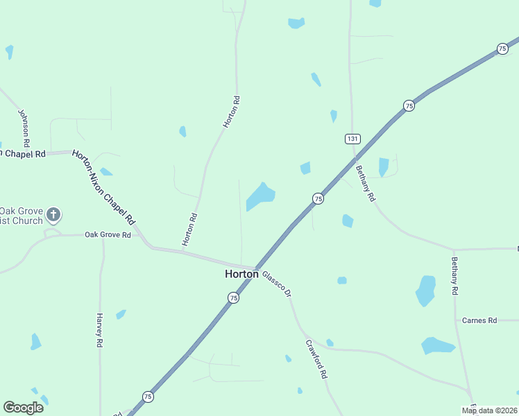 map of restaurants, bars, coffee shops, grocery stores, and more near 150 Stewart Road in Horton