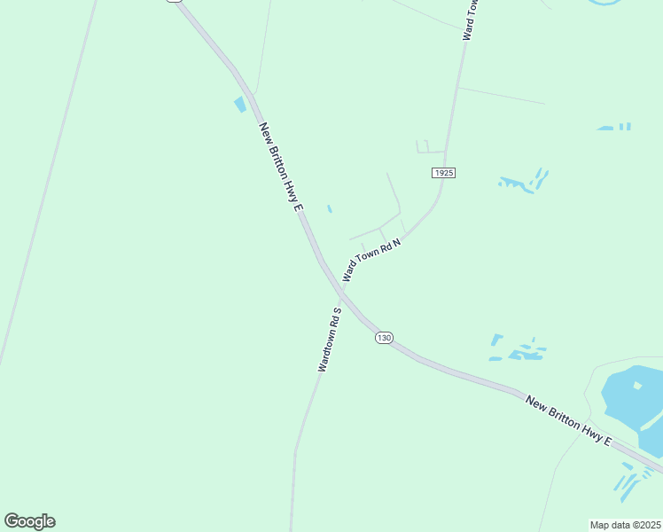 map of restaurants, bars, coffee shops, grocery stores, and more near 8797 New Britton Highway East in Whiteville