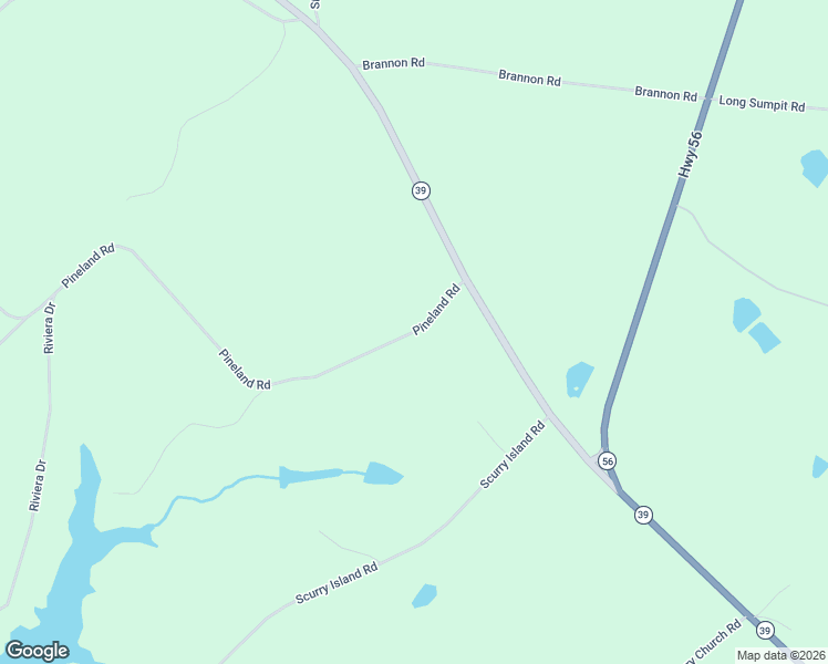 map of restaurants, bars, coffee shops, grocery stores, and more near 982 Pineland Road in Chappells