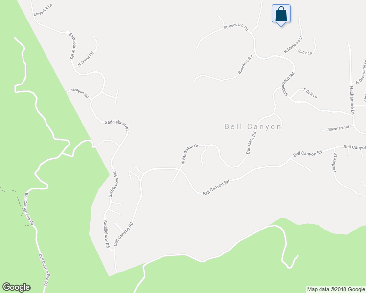 map of restaurants, bars, coffee shops, grocery stores, and more near 137 Buckskin Road in Bell Canyon