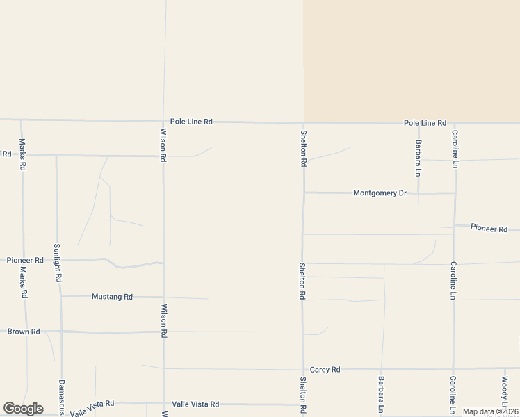 map of restaurants, bars, coffee shops, grocery stores, and more near 81441 Screech Owl Road in Twentynine Palms