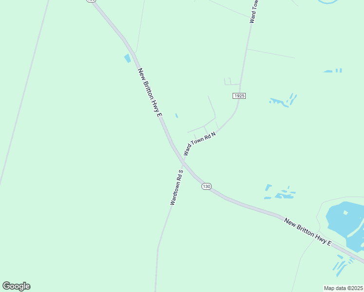 map of restaurants, bars, coffee shops, grocery stores, and more near 8797 New Britton Highway East in Whiteville