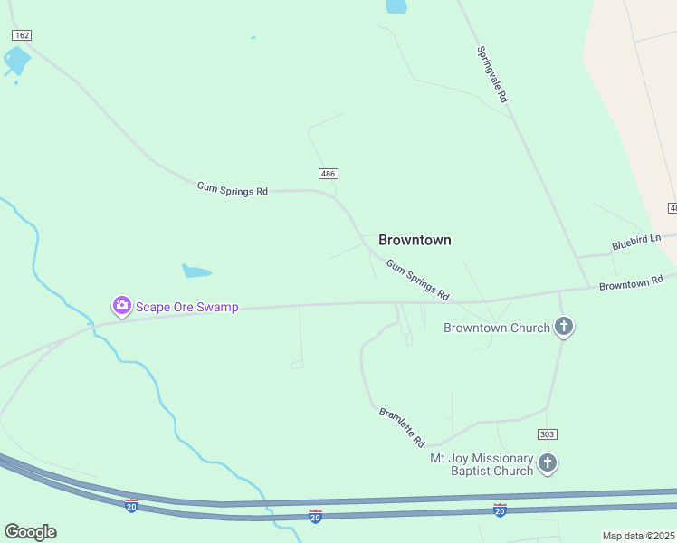 map of restaurants, bars, coffee shops, grocery stores, and more near 1488 Browntown Road in Bishopville