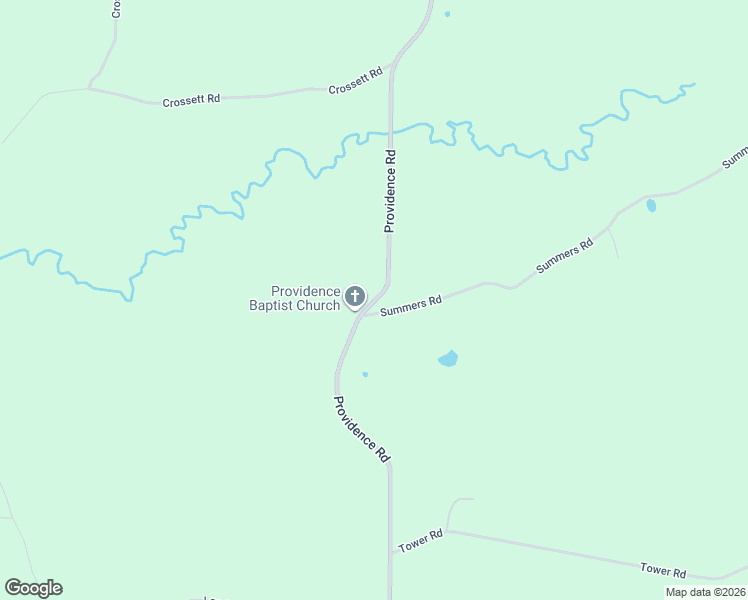 map of restaurants, bars, coffee shops, grocery stores, and more near 2546 Providence Road in Pine Bluff