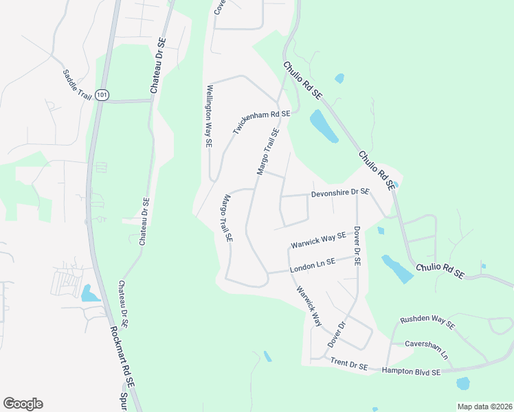 map of restaurants, bars, coffee shops, grocery stores, and more near 105 Margo Trail Southeast in Rome