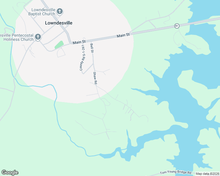 map of restaurants, bars, coffee shops, grocery stores, and more near 67 Beaver Lane in Iva