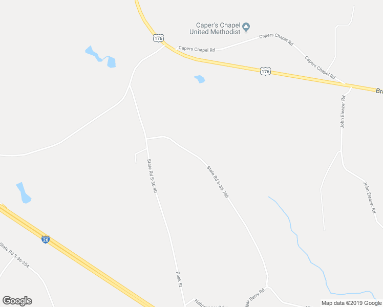 map of restaurants, bars, coffee shops, grocery stores, and more near 590 Sugar Berry Road in Chapin