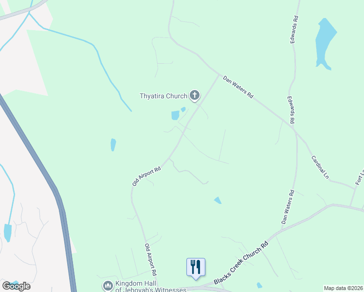 map of restaurants, bars, coffee shops, grocery stores, and more near 858 Old Airport Road in Commerce